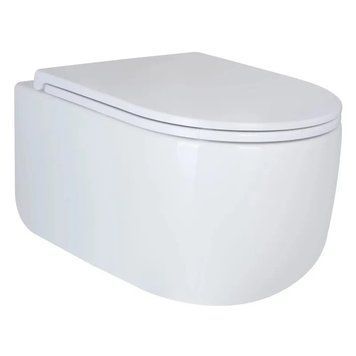 Унітаз підвісний Mixxus Premium TOPPER-0302-T3 490х360х380mm, система змиву TORNADO 3.0 (MP6599) MP6599 фото