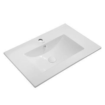 Раковина меблева Mixxus Premium CUBIC-1502 710х460х170mm з отвором під змішувач та переливом (MP6496) MP6496 фото