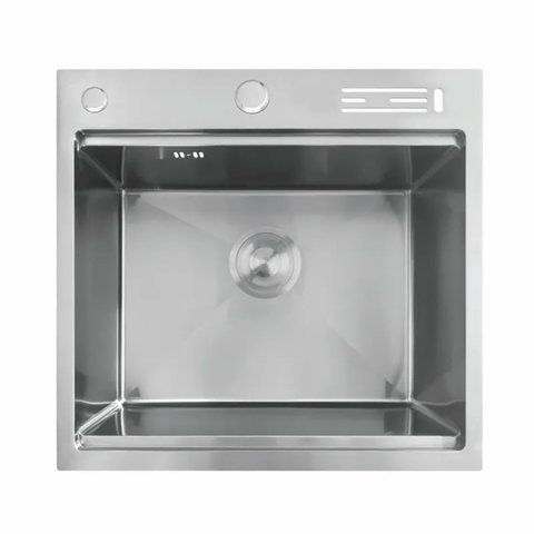 Мийка Mixxus MH5050-SK NANO-SILVER (3.0/0.8) з н.ст. зі сходинкою для суш.,з підст.під ножі(нерж.)(MX1939) MX1939 фото