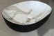 Раковина накладна MIXXUS PREMIUM ELLIPSE-0105 MARBLE-BLACK 600х400х150mm (MP6565) MP6565 фото 3