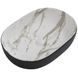 Раковина накладна MIXXUS PREMIUM ELLIPSE-0105 MARBLE-BLACK 600х400х150mm (MP6565) MP6565 фото 1