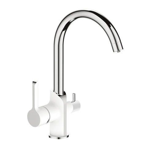 Кухонний змішувач на дві води Mixxus Premium Edem 021 (White) (MI5924) MI5924 фото