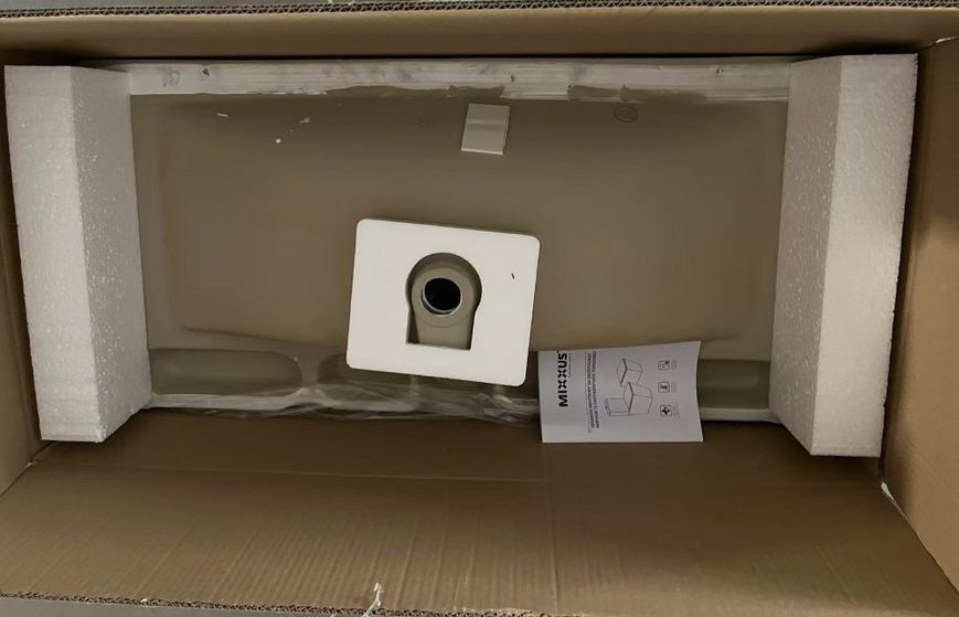 Раковина меблева MIXXUS PREMIUM STYLE-1504 1000х480х190mm з отвором під змішувач та переливом (MP6501) MP6501 фото