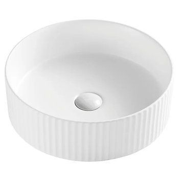 Умивальник накладний керамічний Mixxus Premium Wave-0101 400x400x125mm (MP6491) MP6491 фото