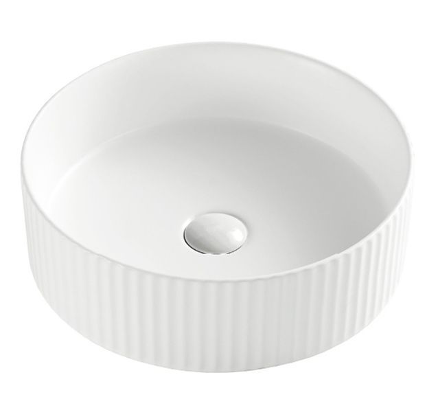 Умивальник накладний керамічний Mixxus Premium Wave-0101 400x400x125mm (MP6491) MP6491 фото