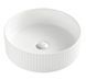 Умивальник накладний керамічний Mixxus Premium Wave-0101 400x400x125mm (MP6491) MP6491 фото 3