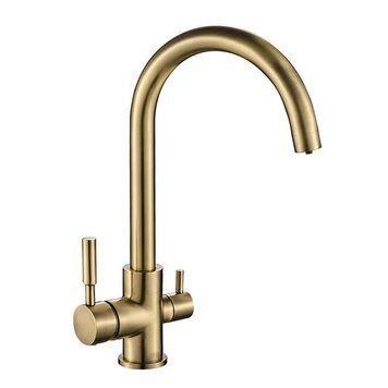 Кухонний змішувач на дві води MIXXUS PREMIUM MAFIN 021 (BRONZE) (MI5932) MI5932 фото