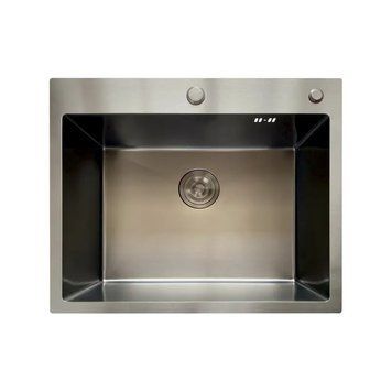 Мийка Mixxus MH6050 Micro Decor Graphite (3.0/0.8) з нерж. сталі (колір графіт) (MI8221) MI8221 фото
