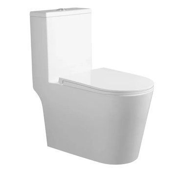 Унітаз моноблок підлоговий Mixxus BEVEL-0406-T1 690х360х790mm, система змиву TORNADO 1.0 (MI6729) MI6729 фото