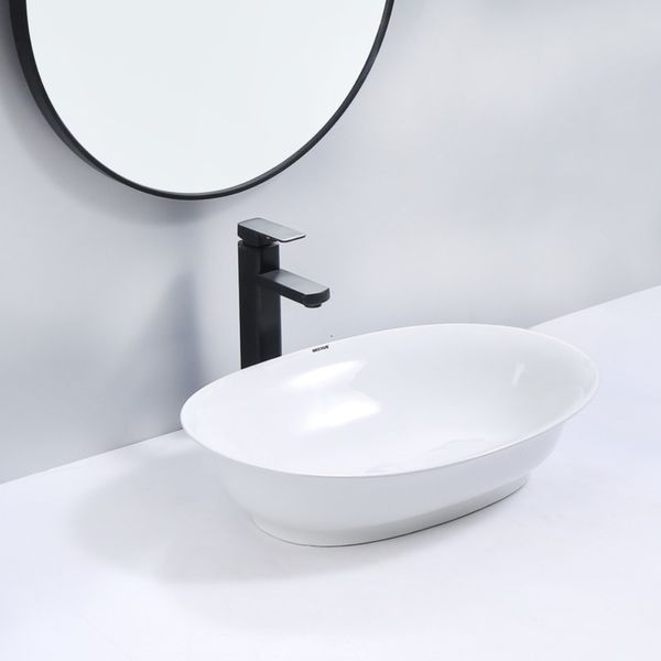 Раковина накладна Mixxus Premium ELLIPSE-0103 550х390х140mm (MP6553) MP6553 фото