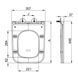 Сидіння-кришка для унітазу Mixxus Premium SEAT COVER QUADRO-DIVERSE-2001 з мікроліфтом 448х357х37mm (MP6612) MP6612 фото 2