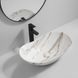 Раковина накладна MIXXUS PREMIUM WAVE-0105 MARBLE 620х360х160mm (MP6559) MP6559 фото 9