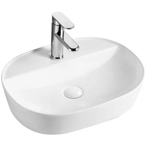 Умивальник накладний керамічний Mixxus Premium Ellipse-0201 505x385x120mm (MP6482) MP6482 фото