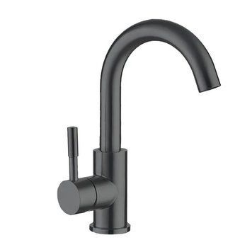 Змішувач для умивальника Mixxus SUS-011-B graphite (MI5906) MI5906 фото
