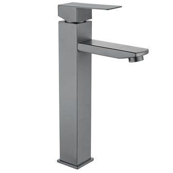 Змішувач для умивальника Mixxus KUB-001-High graphite із нерж. сталі SUS304 (MI6094) MI6094 фото