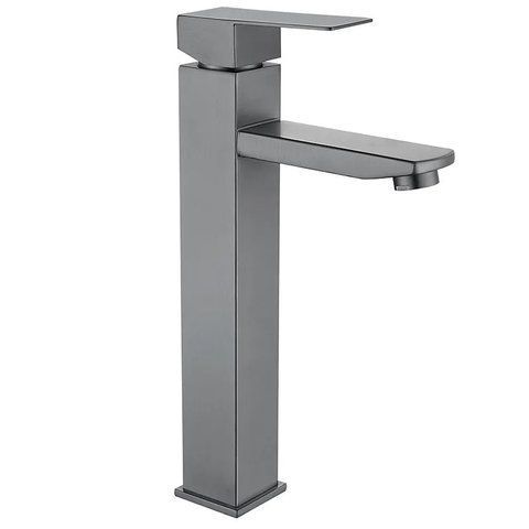 Змішувач для умивальника Mixxus KUB-001-High graphite із нерж. сталі SUS304 (MI6094) MI6094 фото