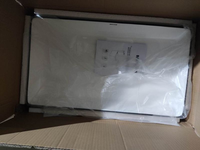 Раковина накладна Mixxus Premium QUADRO-0107 EDGE BLACK 600х340х110mm (MP6521) MP6521 фото