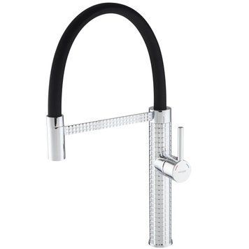 Змішувач для кухні Mixxus Premium Oliwer 017 REFL.BLACK (MI6965) MI6965 фото