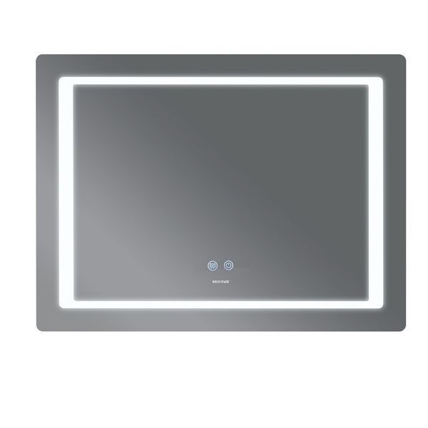 Дзеркало Mixxus STYLE MR13-90x70-Reverse з Led Touch, Anti-fog, димером, регулятором яскравості (MI6667) MI6667 фото
