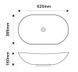Раковина накладна MIXXUS PREMIUM WAVE-0106 MARBLE 620х360х160mm (MP6560) MP6560 фото 6