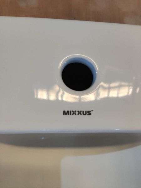 Раковина накладна Mixxus Premium QUADRO-0207 480х260х125mm з отвором під змішувач (MP6503) MP6503 фото