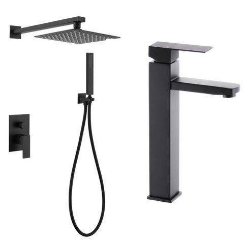 Набір 2 в 1 SUS304 MIXXUS KUB-001-HIGH (MI2830) + MIXXUS KUB-003 INNER BLACK (MI5944) SET-M6274 фото