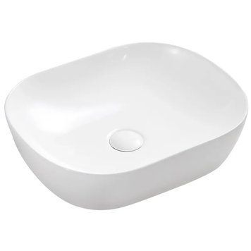 Умивальник накладний керамічний Mixxus Premium Diverse-0101 490x395x150mm (MP6484) MP6484 фото