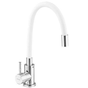 Змішувач для кухні Mixxus SUS-011 Chrome Refl.White (нерж. сталь) (MI6233) MI6233 фото