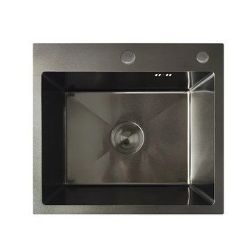 Мийка MIXXUS MH5045 GRAPHITE (MH5045 NANO-BLACK) (3.0/0.8) з нерж. сталі (колір графіт) (MX1926) MX1926 фото