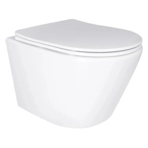 Унітаз підвісний Mixxus BEVEL-0303-T3 485x360x365mm, система змиву TORNADO 3.0 (MI6703) MI6703 фото