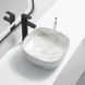 Раковина накладна Mixxus Premium DIVERSE-0104 MARBLE 370х370х135mm (MP6537) MP6537 фото 7