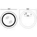 Дзеркало Mixxus PLAIN MC02-80 з Led Touch, Anti-fog, димером, регулятором яскравості, годинником (MI6931) MI6931 фото 9
