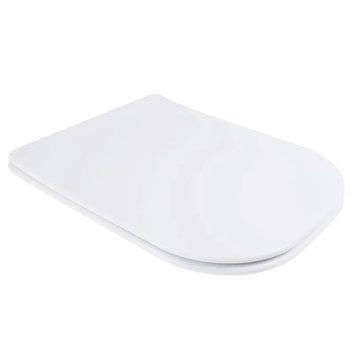 Сидіння-кришка для унітазу Mixxus SEAT COVER QUADRO-2003 з мікроліфтом 430х338х35mm (MI6689) MI6689 фото