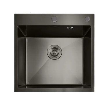 Мийка Mixxus MH5050 Nano-Black з нерж. сталі (колір графіт) (MX1928) MX1928 фото