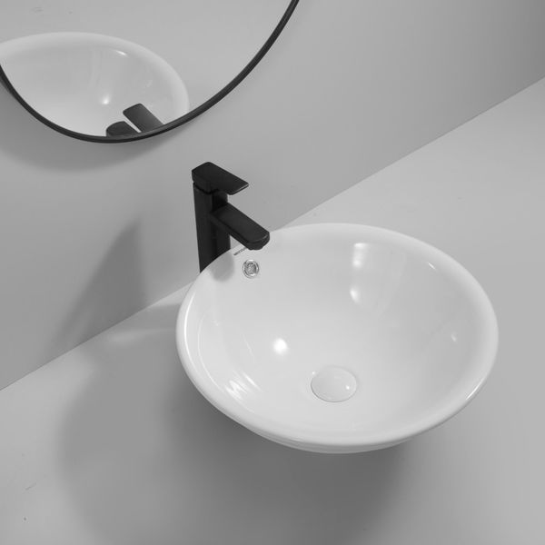 Раковина врізна на стільницю MIXXUS PREMIUM TOPPER-1601 470х470х180mm з переливом (MP6571) MP6571 фото