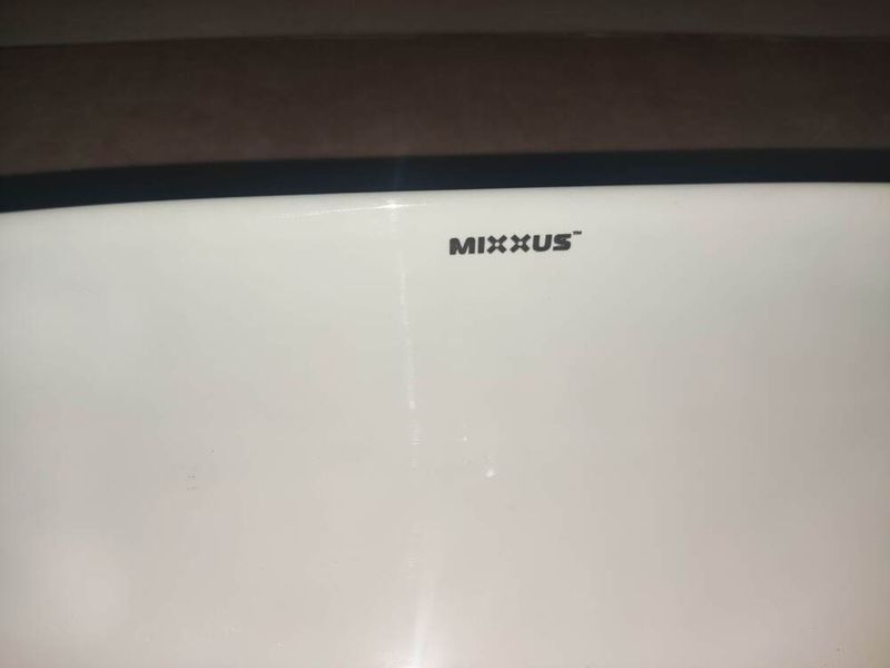 Раковина накладна Mixxus Premium DIVERSE-0112 WHITE-BLACK 455х325х135mm (MP6542) MP6542 фото