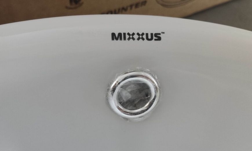 Раковина врізна на стільницю MIXXUS PREMIUM TOPPER-1601 470х470х180mm з переливом (MP6571) MP6571 фото