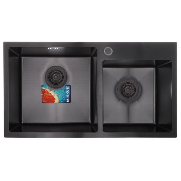 Набір Mixxus SET-7843D-220x1.0-PVD (мийка + змішувач + диспенсер) (MX0585) MX0585 фото