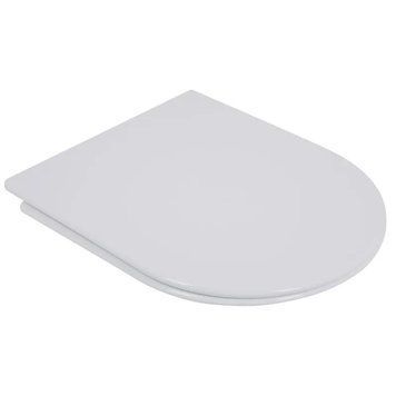 Сидіння-кришка для унітазу Mixxus SEAT COVER BEVEL-2003 з мікроліфтом 420х334х36mm (MI6691) MI6691 фото