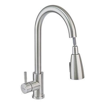 Кухонний змішувач з висувною лійкою Mixxus SUS 014-B (SS0023) SS0023 фото