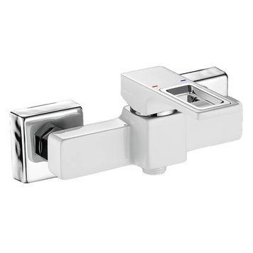 Змішувач для душової кабіни Mixxus Premium DANTE 003 White-Chrome (MI6793) MI6793 фото