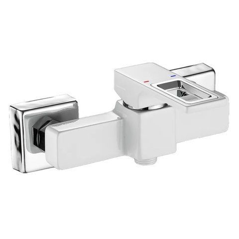 Змішувач для душової кабіни Mixxus Premium DANTE 003 White-Chrome (MI6793) MI6793 фото