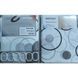 Шторка для ванної Mixxus SCT-014-180x180 з поліестеру (Візерунок "Круги") (AC3584) AC3584 фото 3