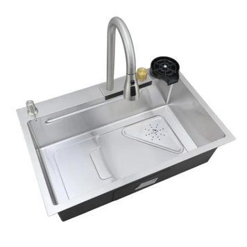 Мийка Mixxus Premium MH7246-SET-01.SUS304 з вбудованим змішувачем (MX1697) MX1697 фото