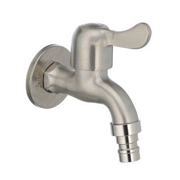 Кран для холодної води 1/2 MIXXUS BIB-02 (нерж. сталь) (SS0051) SS0051 фото