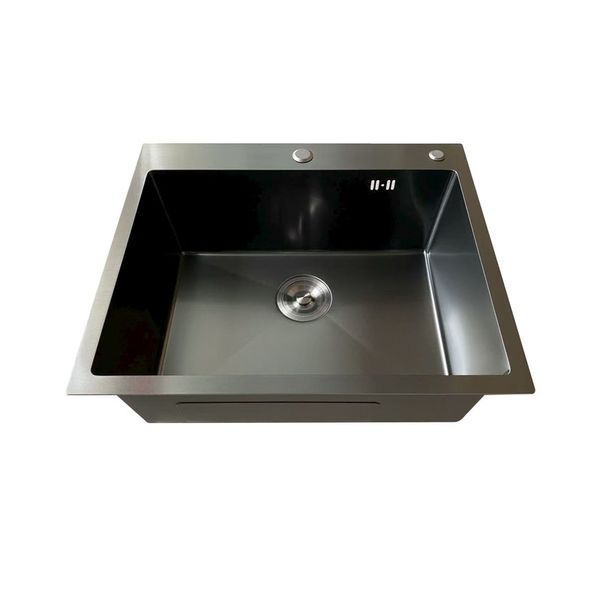 Мийка Mixxus MH5843 Micro Decor Graphite (3.0/0.8) з нерж. сталі (колір графіт) (MI8217) MI8217 фото