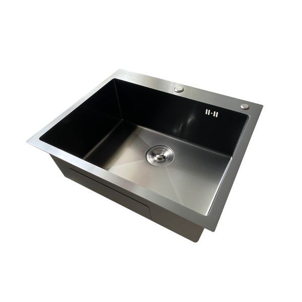 Мийка Mixxus MH5843 Micro Decor Graphite (3.0/0.8) з нерж. сталі (колір графіт) (MI8217) MI8217 фото