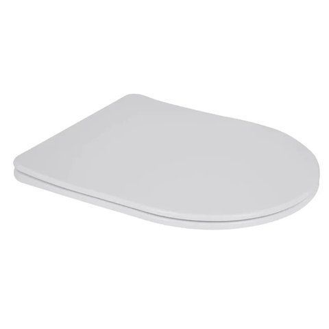 Сидіння-кришка для унітазу Mixxus SEAT COVER BEVEL-2001 з мікроліфтом 455x380x60mm (MI6718) MI6718 фото