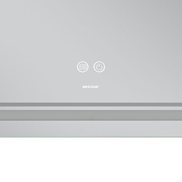 Дзеркало Mixxus Premium QUADRO MR20-120x80 з Led Touch, Anti-fog, димером, регулятором яскравості, лінзою (MP6624) MP6624 фото