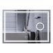 Дзеркало Mixxus Premium QUADRO MR20-120x80 з Led Touch, Anti-fog, димером, регулятором яскравості, лінзою (MP6624) MP6624 фото 1